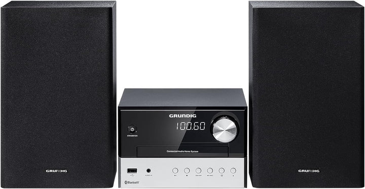 Grundig CMS 2000 BT, HiFi System, schwarz, GHF1040 FM 30 Watt RMS Single, FM 30 Watt RMS Single