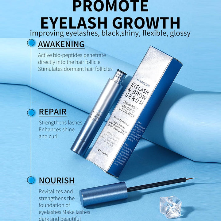 Wimpernwachstumsserum 4ML, Wimpernserum mit langanhaltender Wirkung für Dickeres, Schützt & kräftigt