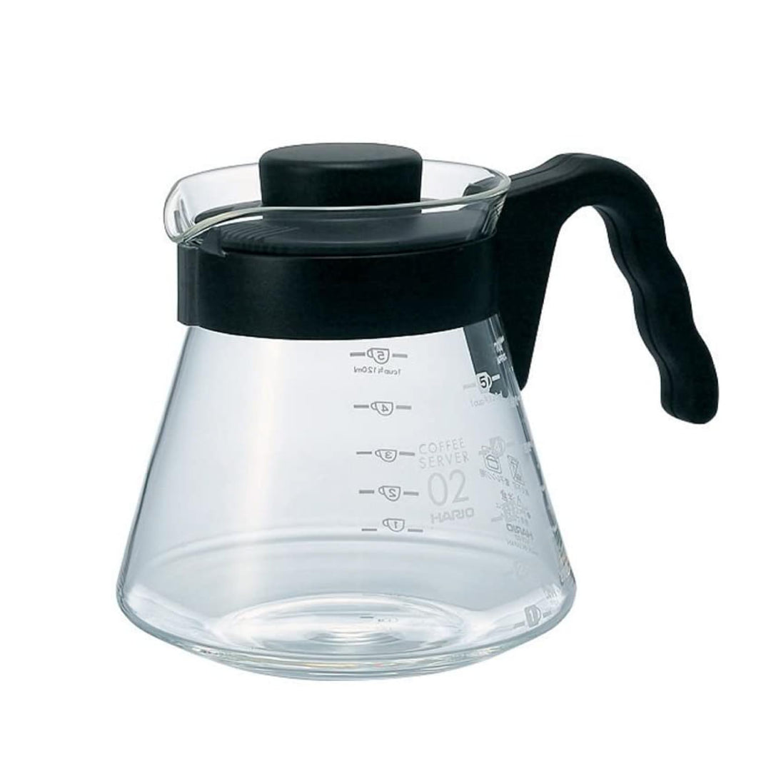 Hario 4977642019126 V60 Coffee Server Carafe 700 ml VCS-02B, Glas, farblos, 17, 3 x 14, 1 x 13 cm Fa
