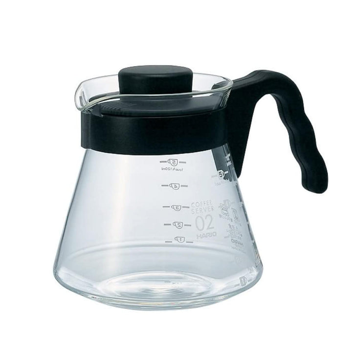 Hario 4977642019126 V60 Coffee Server Carafe 700 ml VCS-02B, Glas, farblos, 17, 3 x 14, 1 x 13 cm Fa