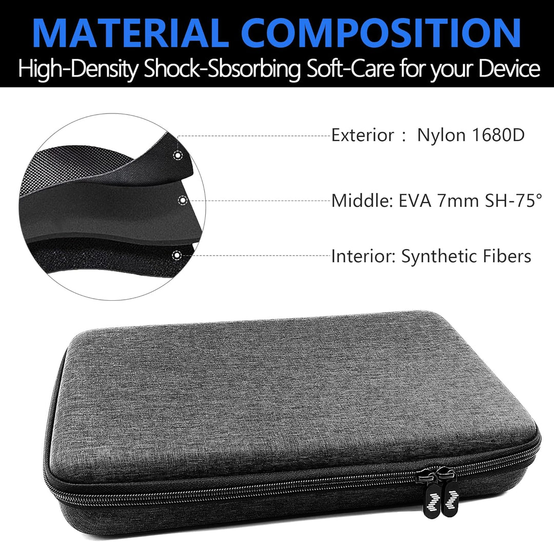 Musiin HardShell Keyboard Case for AKAI Professional MPK Mini MK3 MIDI Controller Cover (Grey), Grey