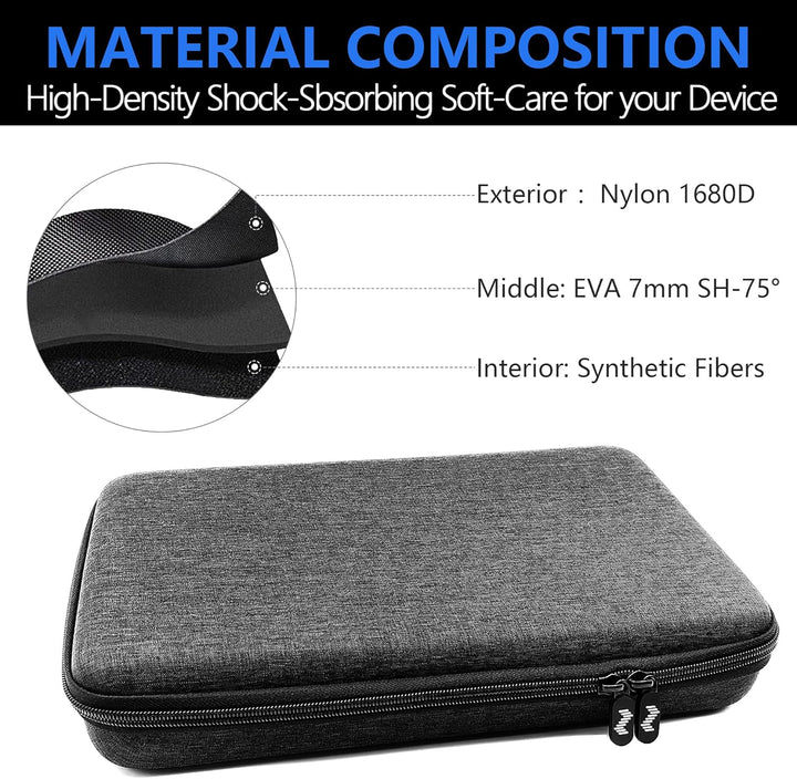 Musiin HardShell Keyboard Case for AKAI Professional MPK Mini MK3 MIDI Controller Cover (Grey), Grey