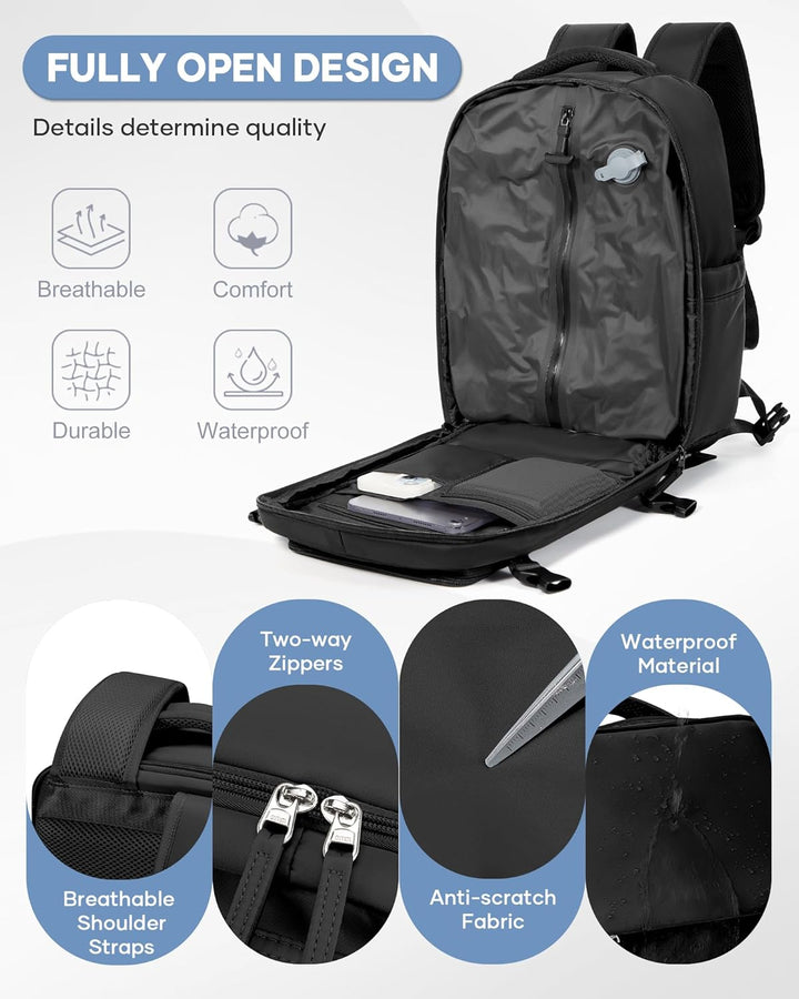 SZLX Vakuum Rucksack Ryanair Handgepäck 40x30x20 Wizzair Rucksack 40x20x25 für Ryanair Reiserucksack