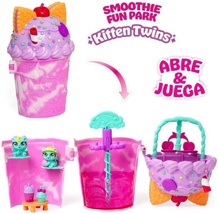 Smoothie Fun Park Kitten Twins, Haus mit Vergnügungspark in Smoothie-Form: Enthält 1 Smoothie, 2 Exk