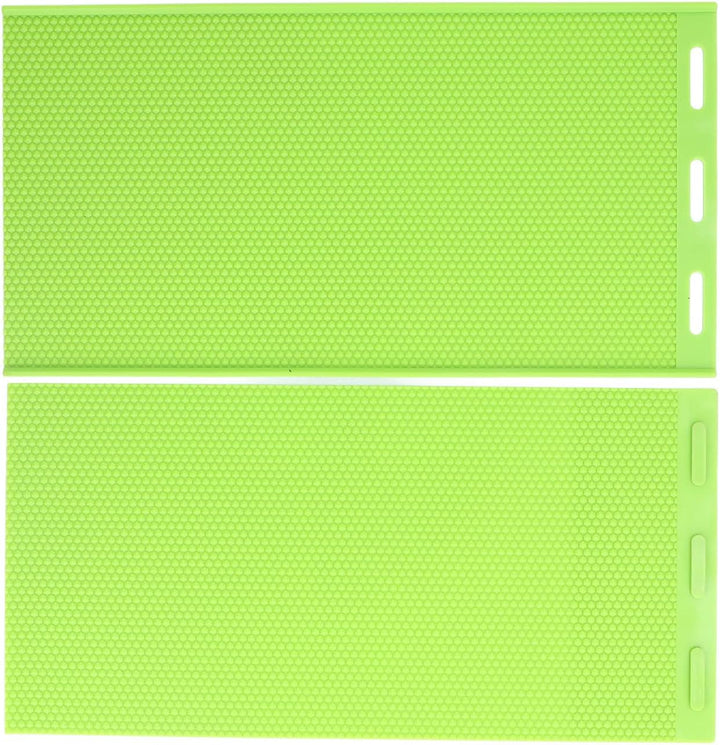 Bienenwachs-Pressblatt,Bienenwachs-Grundlagen-Pressform, 2 Stück 5.4 mm Silikon-Bienenwachs-Blatt-Fo