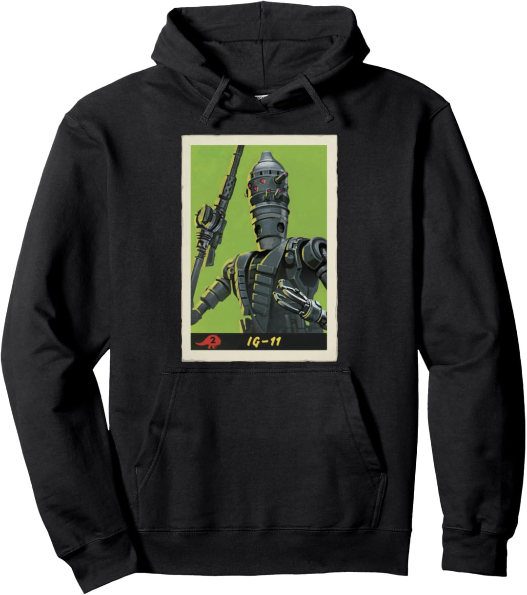 Star Wars The Mandalorian IG-11 Poster Pullover Hoodie