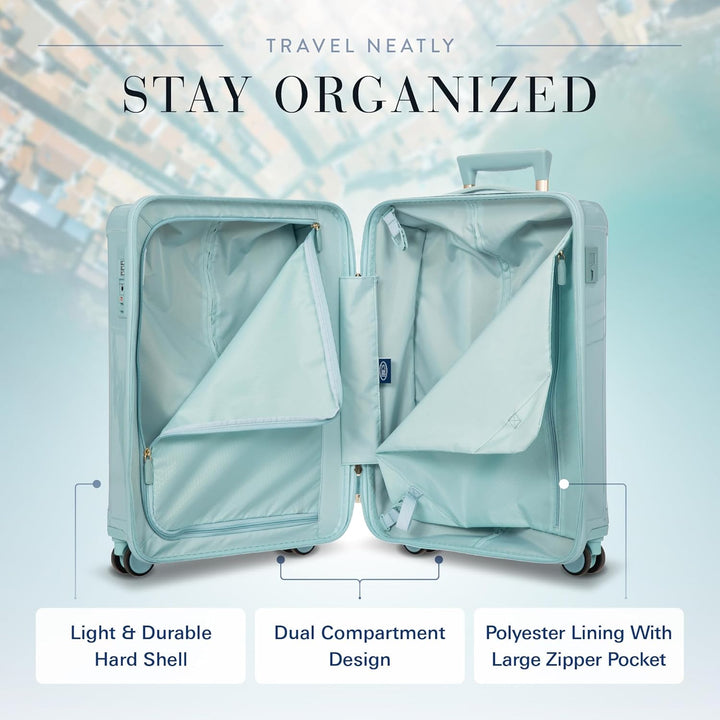 BRIC'S Positano Trolley 55 cm Light Blue 21 Inch Light Blue, 21 Inch Light Blue