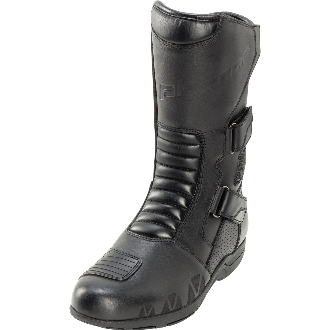Lucania WP Motorradstiefel Lang Wasserdicht &amp; Atmungsaktiv Rindsleder Komfort &amp; Schutz, 41 EU