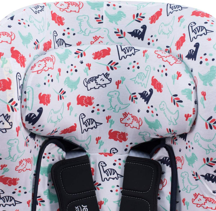 JYOKO Kids Bezug kompatibel mit Romer Britax Max Way Plus (Dino Party), Dino Party