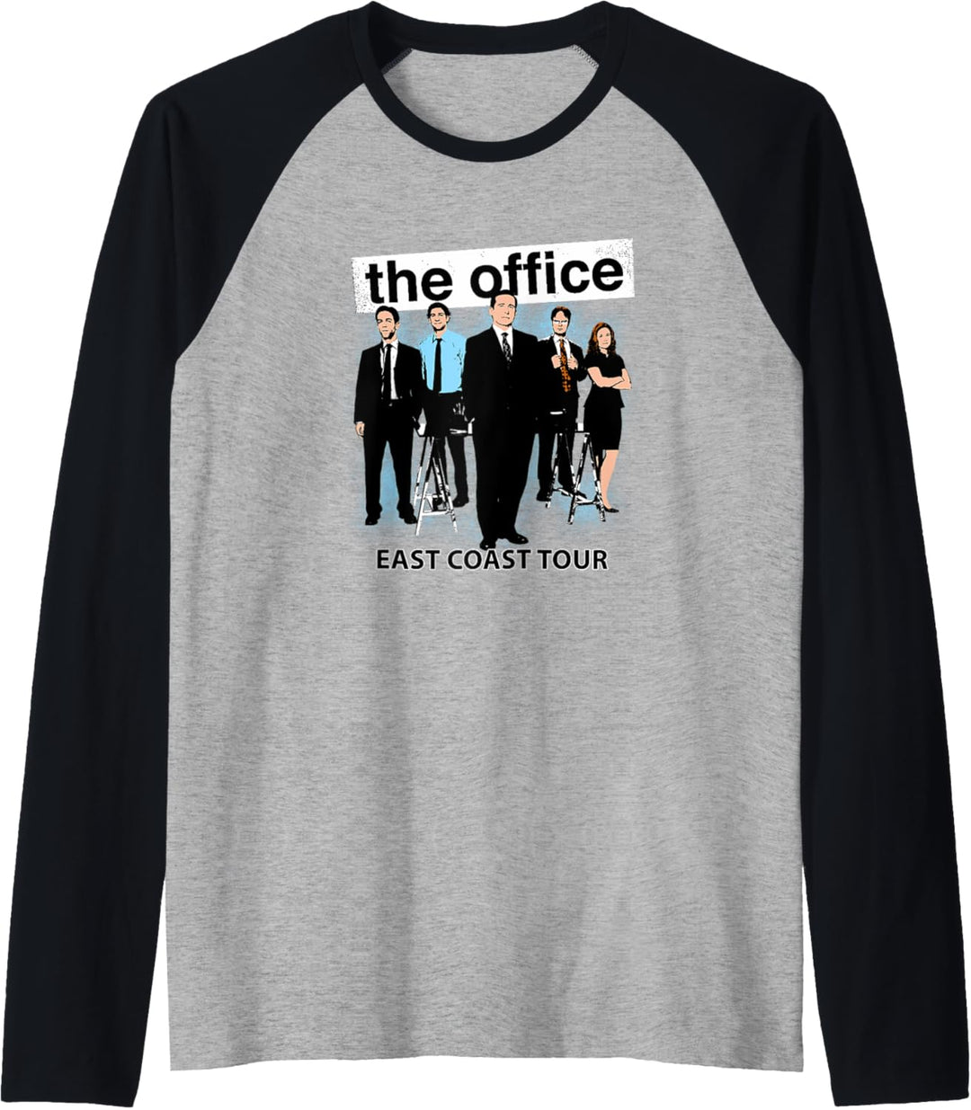 The Office Dunder Mifflin Tour Raglan
