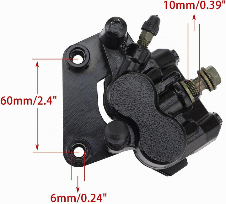 WOOSTAR Hydraulische Scheibe Bremssattel Hinten Ersatz für Jialing 150ccm 200ccm 250ccm Dirt Pitbike