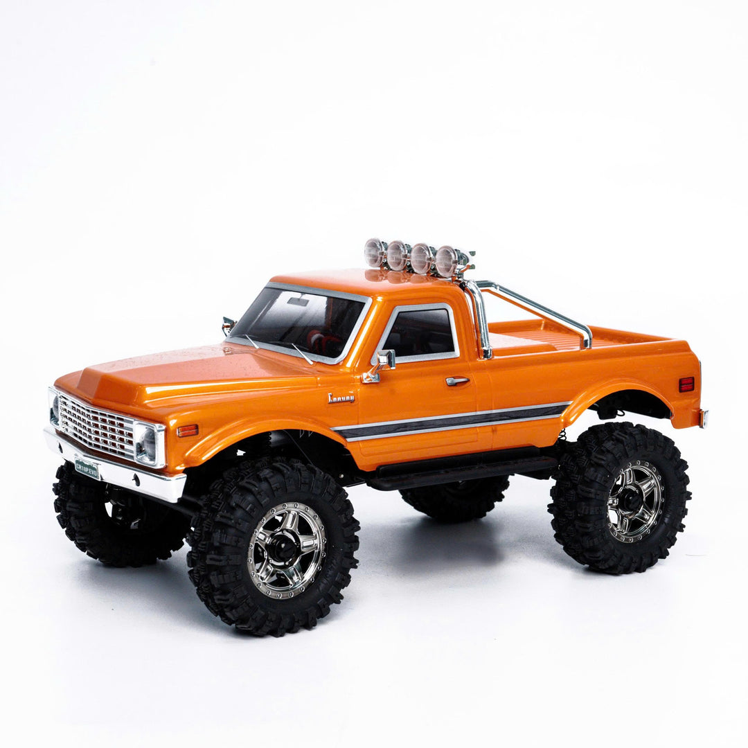 HOBBYPLUS CR18P EVO 2 Rock RC Crawler - 1/18 Scale Mini RC Crawler mit Zwei-Gang-Getriebe, Ganzmetal