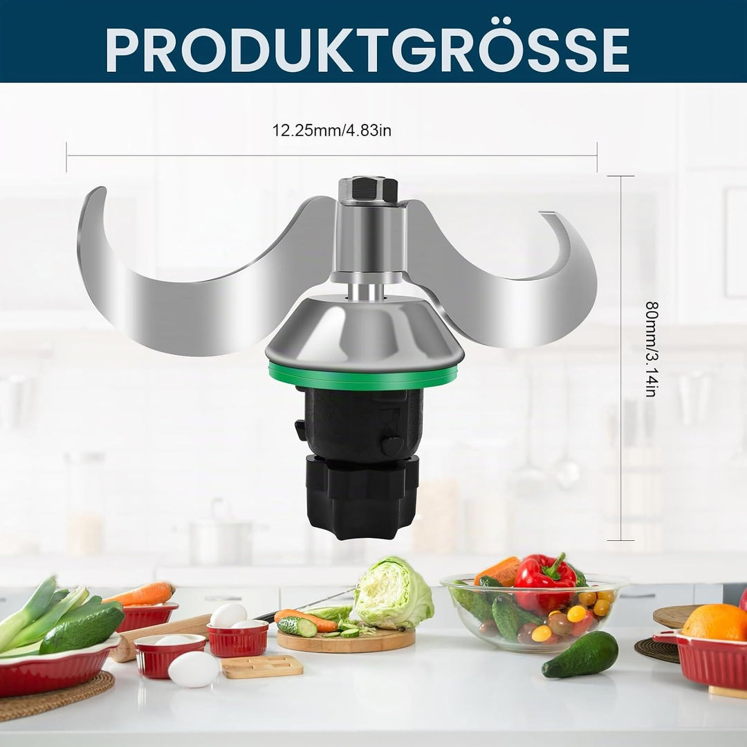 Teigmischmesser für Thermomix TM7 TM6 TM5 Teigknetmesser aus Edelstahl Thermomix Zubehör Schnelles M