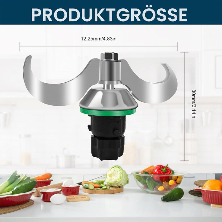 Teigmischmesser für Thermomix TM7 TM6 TM5 Teigknetmesser aus Edelstahl Thermomix Zubehör Schnelles M