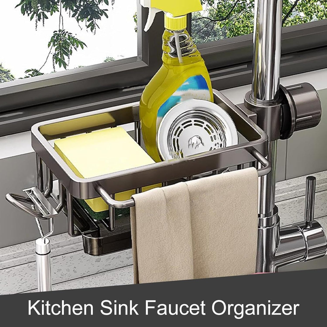 Spülbecken Organizer Edelstahl, Kitchen Sink Organizer Over Faucet, Spülbecken Ablage Spüle Organize