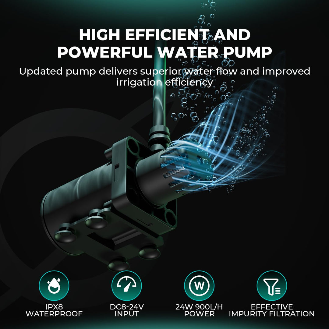 MARS HYDRO Automatische Bewässerung Bewässerungssystem indoor mit Faltbarem 50L-Eimer, Verbesserter