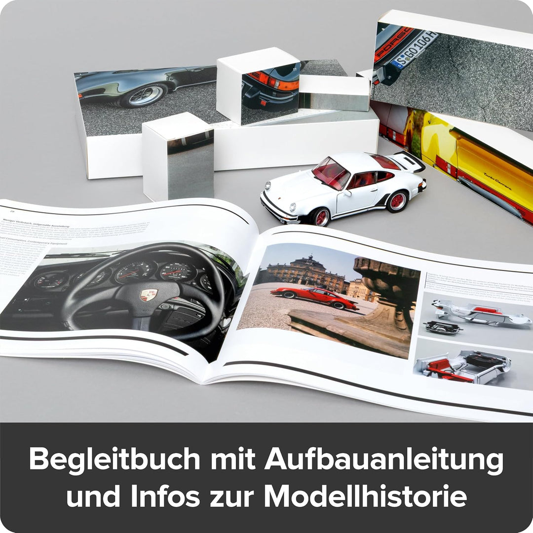 FRANZIS 67322 - Porsche 911 Turbo Adventskalender, Modellbausatz 1:24