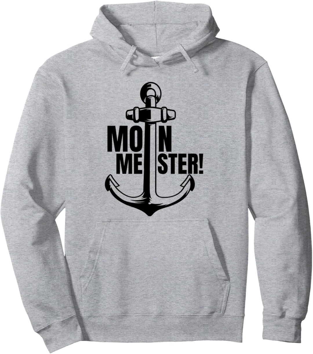 "Moin Meister!" Spruch Nordisch Norden Hamburg Ostsee Trend Pullover Hoodie