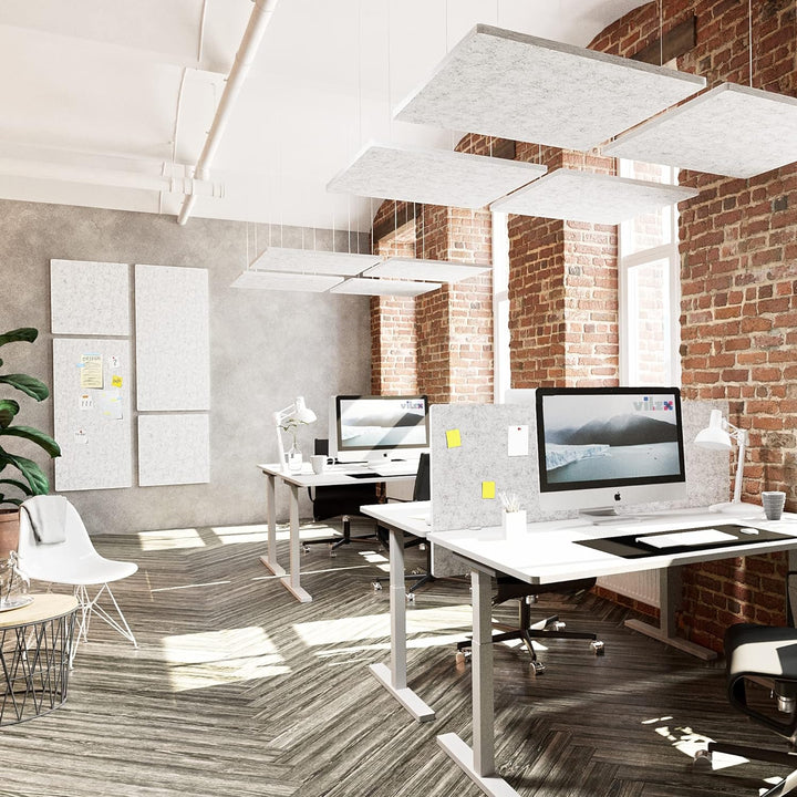 vilz Schallabsorber Akustik Panel für Schreibtisch 110x55x1.8 cm inkl. Befestigung - schallabsorbier