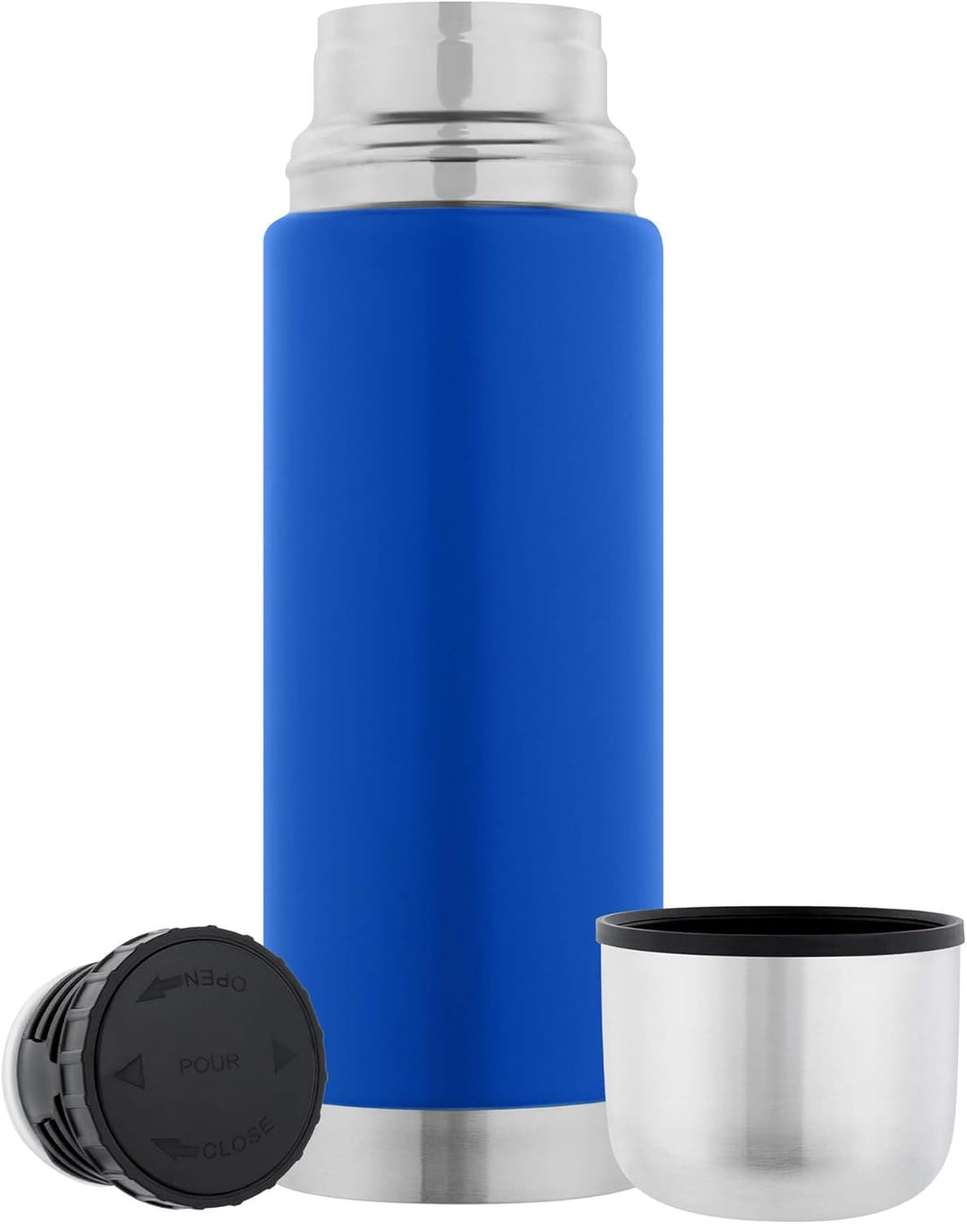 GRÄWE Thermosflasche 350 ml, Edelstahl Trinkflasche, Thermoskanne, Isolierflasche für unterwegs mit