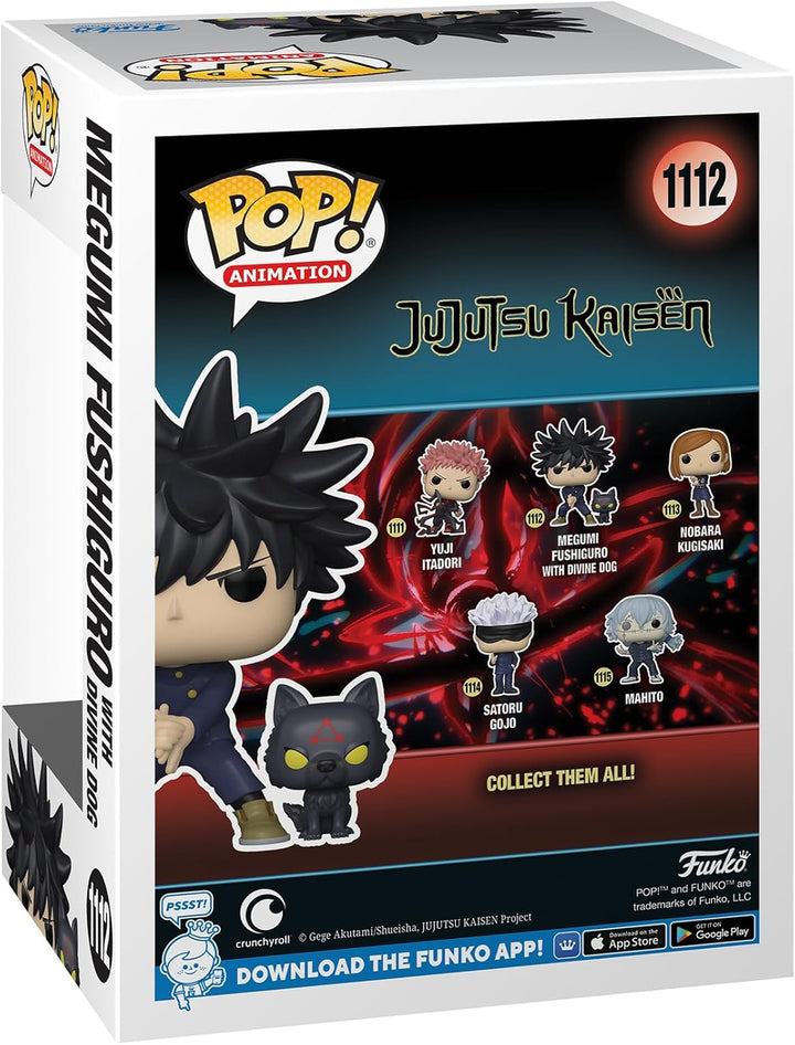 Funko Pop! & Buddy: Jujutsu Kaisen - Megumi Fushiguro mit Dogs - Vinyl-Sammelfigur - Geschenkidee -