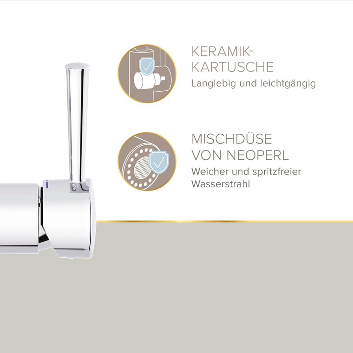 Lenz NOVA Küchenarmatur chrom 46070902, Chrom