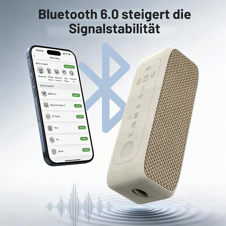 JUOVI Bluetooth Lautsprecher, Lautsprecher Bluetooth 20W Stereo Sound, drahtloser Lautsprecher mit B