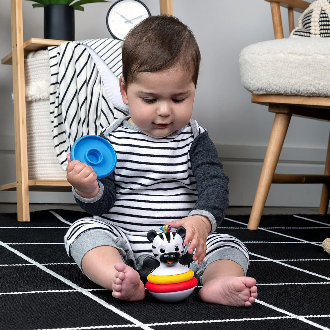 Baby Einstein, Stack & Wobble Zen BPA-freies Beissring Spielzeug für das Lernen von Ursache und Wirk