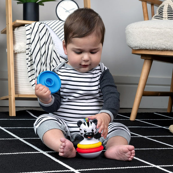 Baby Einstein, Stack & Wobble Zen BPA-freies Beissring Spielzeug für das Lernen von Ursache und Wirk