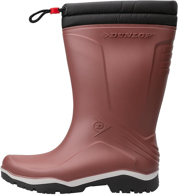DUNLOP Protective Footwear Kids Blizzard, gefütterte Kinder Gummistiefel 37 EU Burgundy, 37 EU Burgu