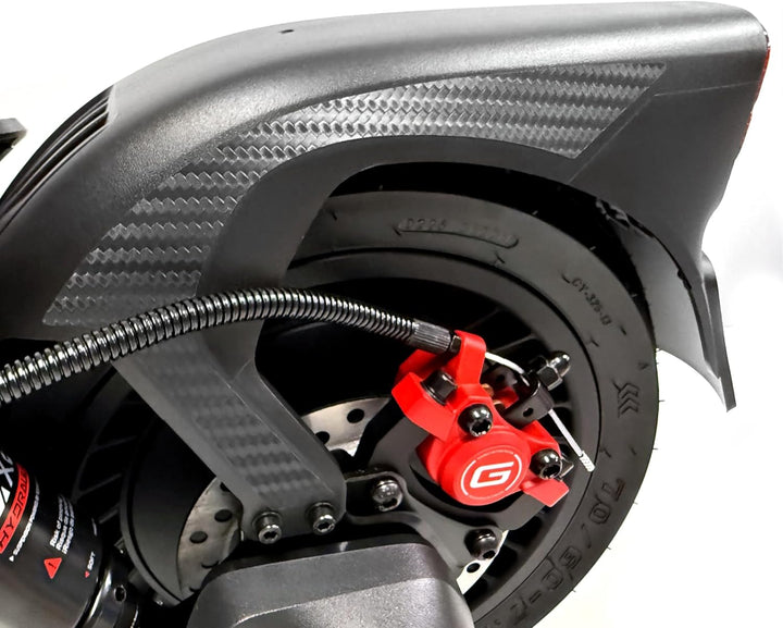 Seitlicher Schutzblech Aufkleber Carbon Optik geeignet für Segway Ninebot MAX G3 D E-Scooter G3D, Ca