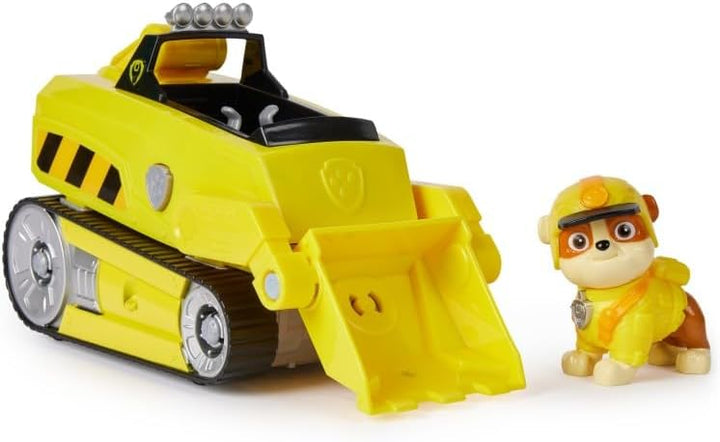 PAW PATROL Jungle Pups – Nashorn-Fahrzeug mit Rubble-Figur (Basis Fahrzeug), Spielzeug für Kinder ab