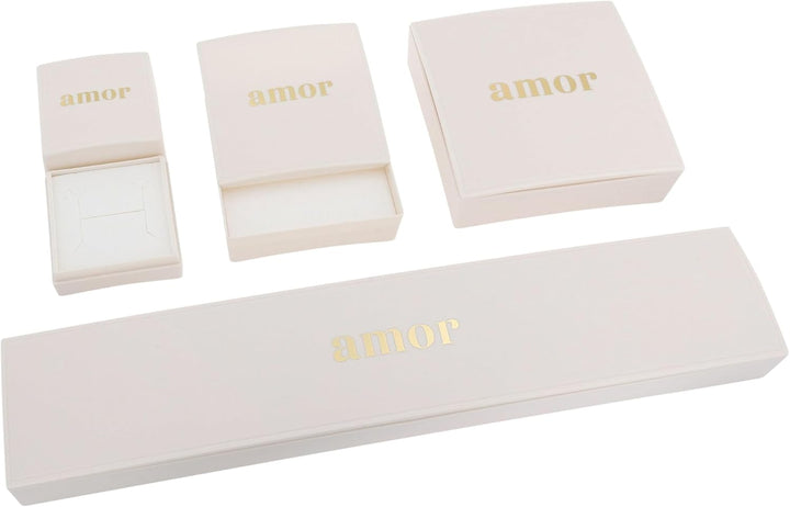 Amor Collier Damen Halsschmuck, 35+3 cm, Gold, Kommt in Schmuck Geschenk Box, 2014583