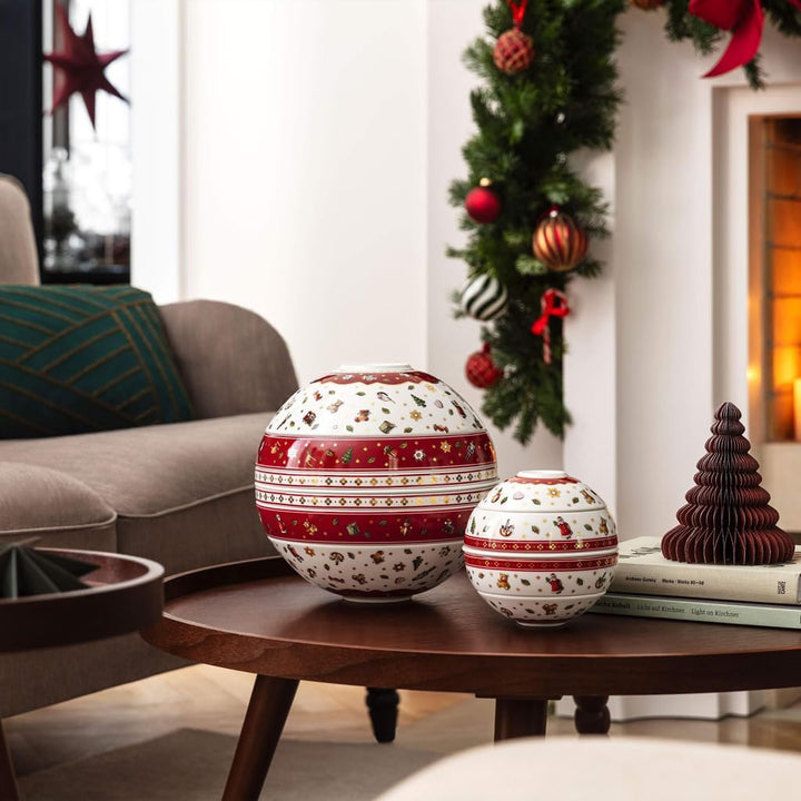 Villeroy & Boch – Toy's Delight La Petite Boule, Geschirrset Porzellan, Weihnachtsgeschirr, Schalens