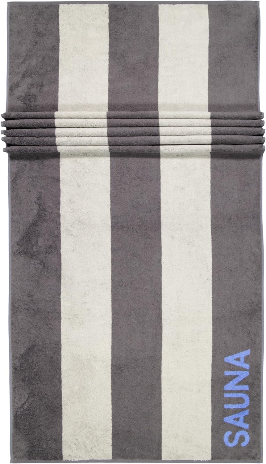 CAWÖ Home Saunatücher Saunatuch 599 anthrazit-grau - 71 Saunatuch 80x200 cm