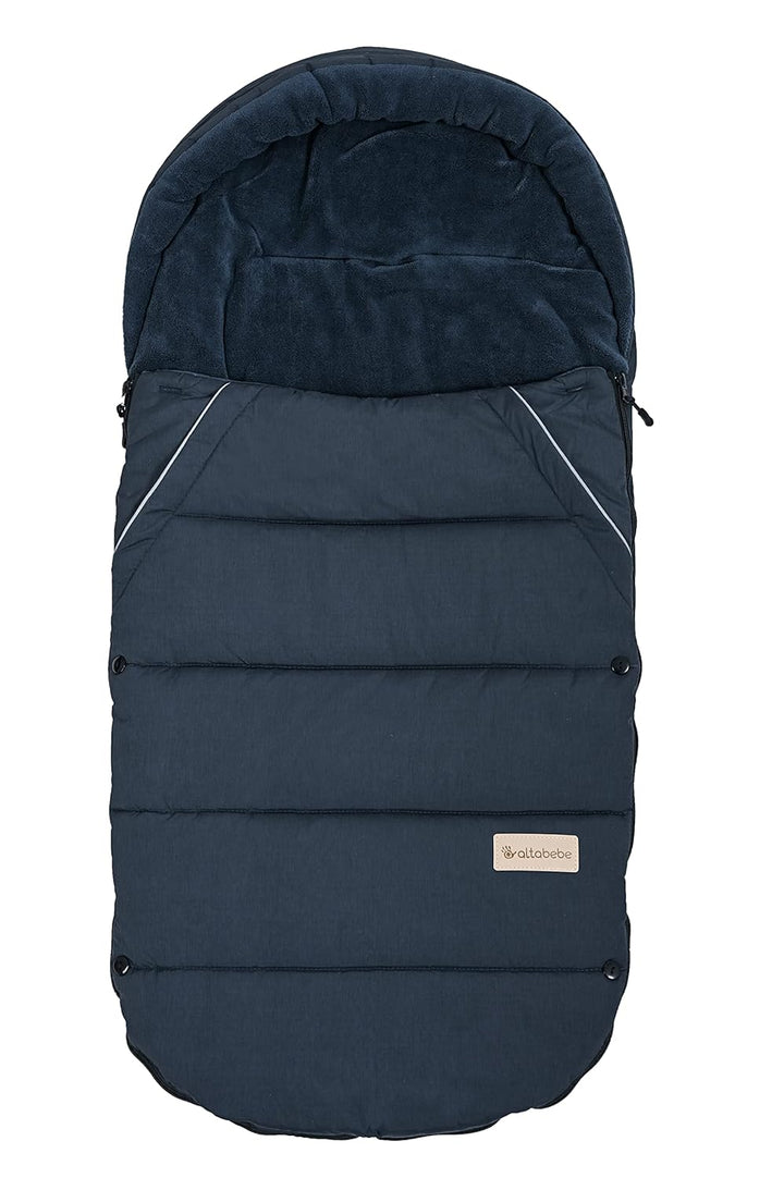Altabebe AL2281P-49 Winterfusssack für Kinderwagen und Buggy, marine/marine Marine - Marine, Marine