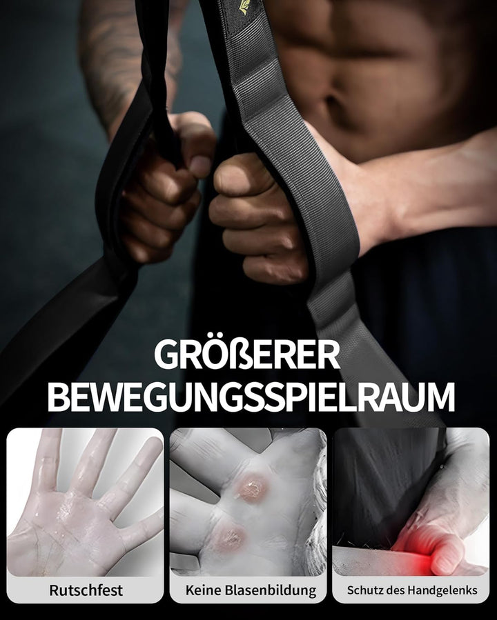 MANUEKLEAR Trizepsseil Kabelbefestigung mit grösserem Bewegungsbereich, Trizeps-Pull-Down-Seil für P