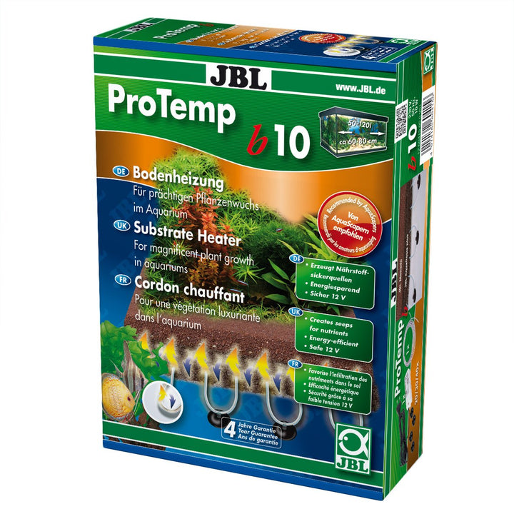 JBL ProTemp b10, Bodenheizung für Süss- und Meerwasser-Aquarien, für 50 - 120 l Für 50-120 l, Für 50