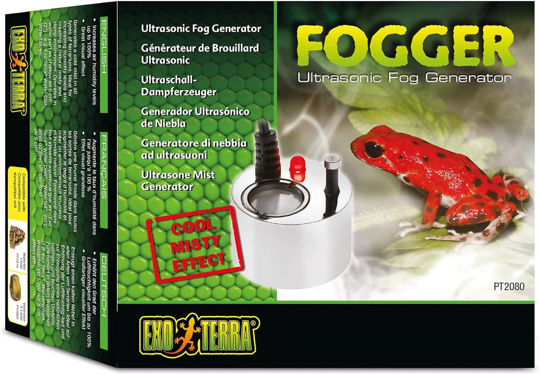 Exo Terra Fogger, Ultrasonic Nebelgenerator, Nebelerzeuger, Luftbefeuchter, Vernebler