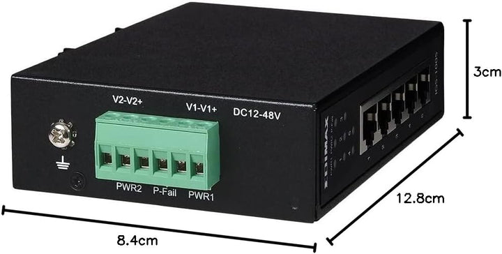 Edimax IGS-1005 - Industrieller 5-Port Gigabit DIN-Schienen-Switch