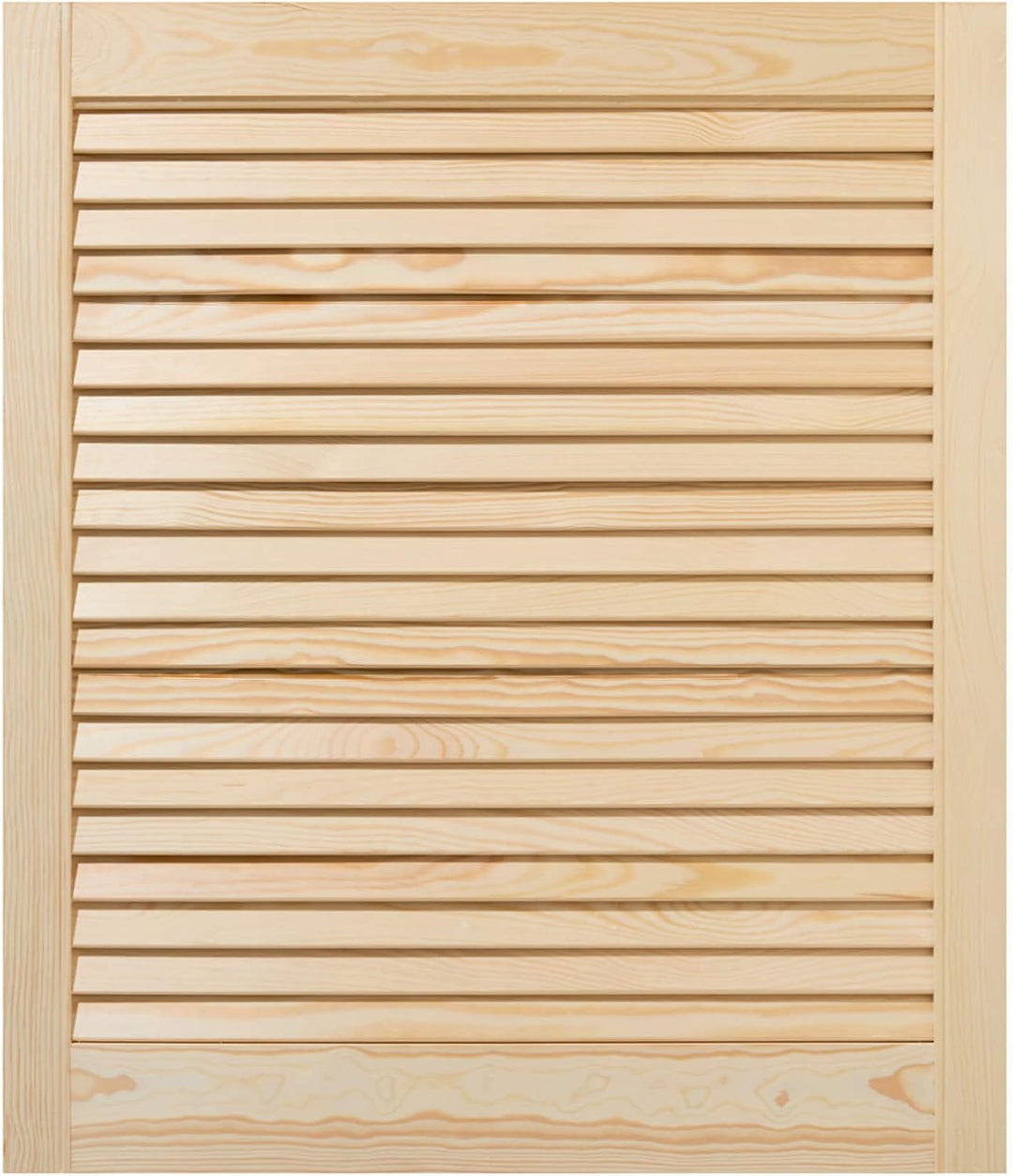 ben+camilla.com Lamellentüren 69,0 x 59,4 cm Holztür Natur mit offenen Lamellen für Regale, Schränke