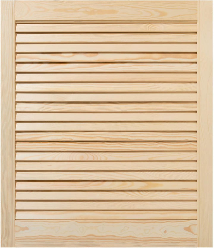 ben+camilla.com Lamellentüren 69,0 x 59,4 cm Holztür Natur mit offenen Lamellen für Regale, Schränke