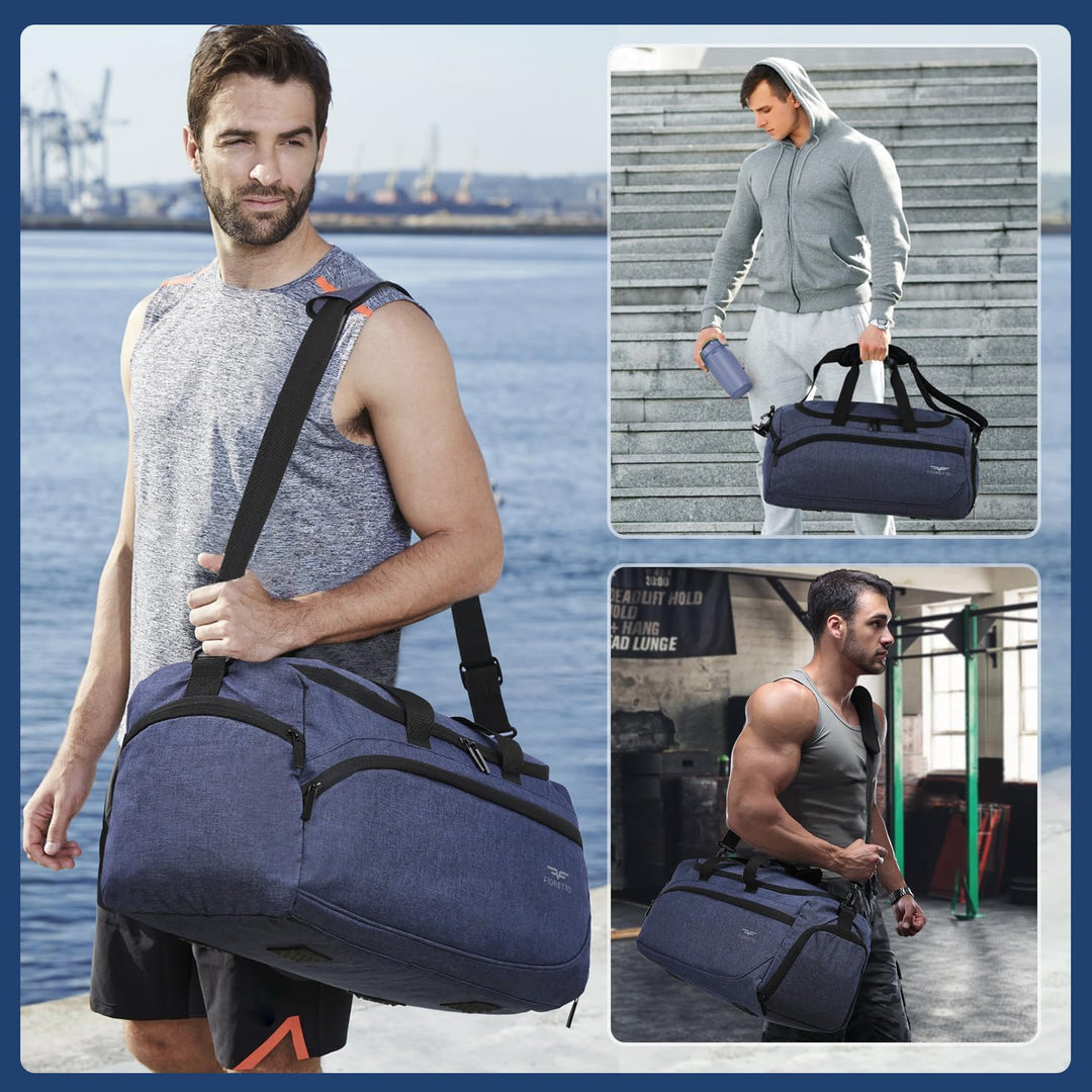 FIORETTO 35L Sporttasche &amp; Reisetasche für Damen und Herren, mit Schuhfach &amp; Nassfach, Wasserdicht T