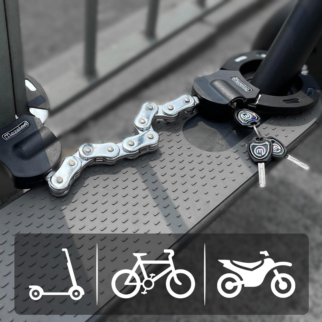 Mezelon E Scooter Schloss | Fahrradschloss | Hochsicherheits-Schlösser | Handschellenschloss | Hochb