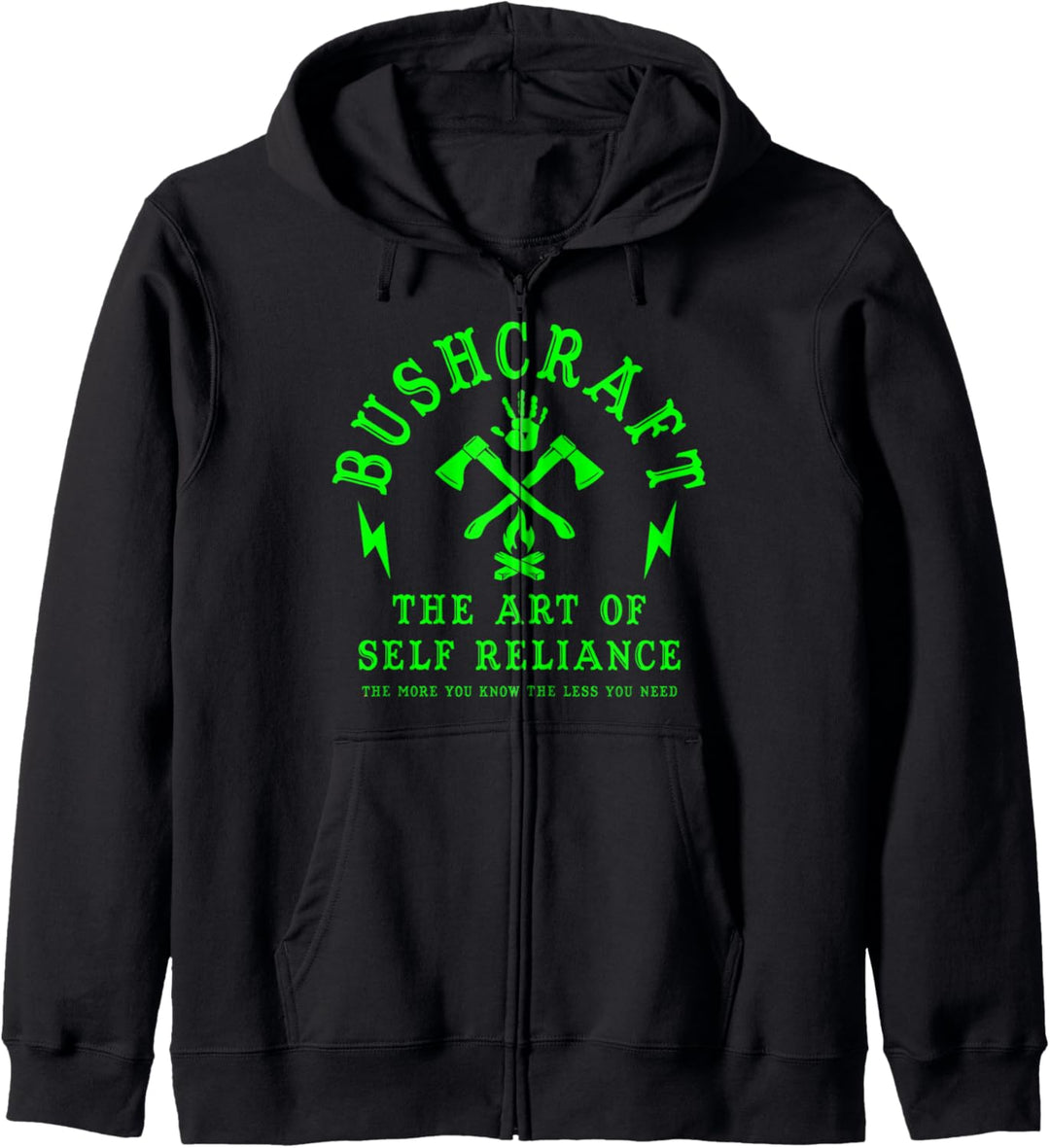 CAMPING BUSHCRAFT SURVIVAL GESCHENKE & SHIRTS CO. Kapuzenjacke