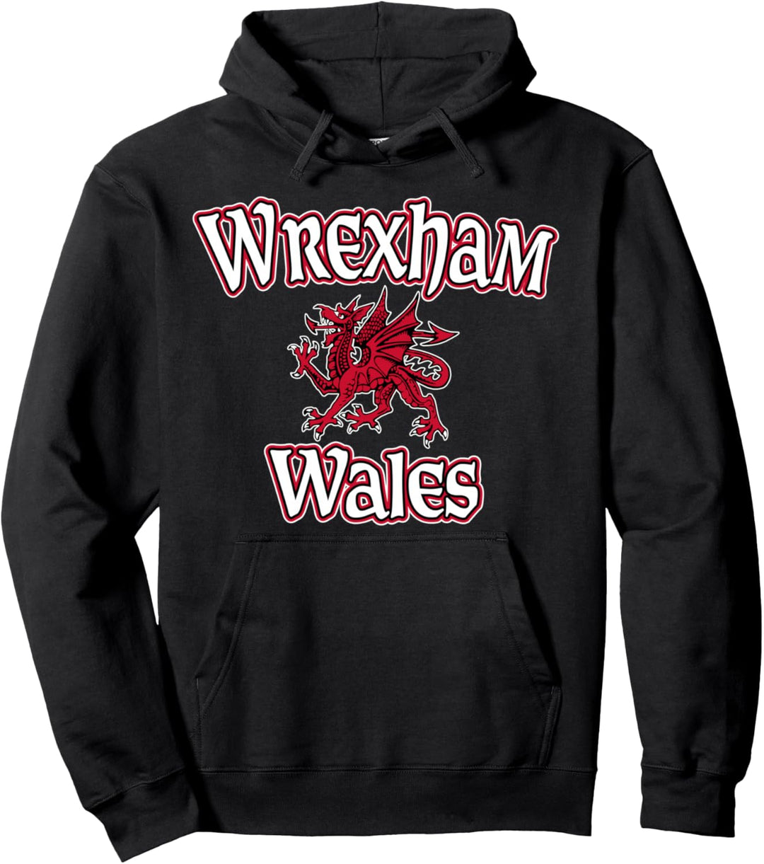 Wrexham Wales Drache Pullover Hoodie
