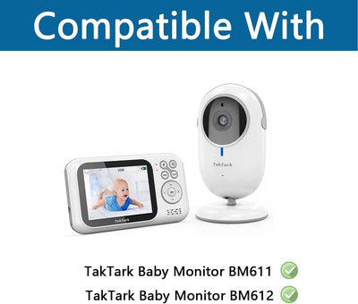 TIUIHU babyphone Halterung für TakTark Babyphone BM611/BM612,Flexible Baby Monitor Halterung für Tak