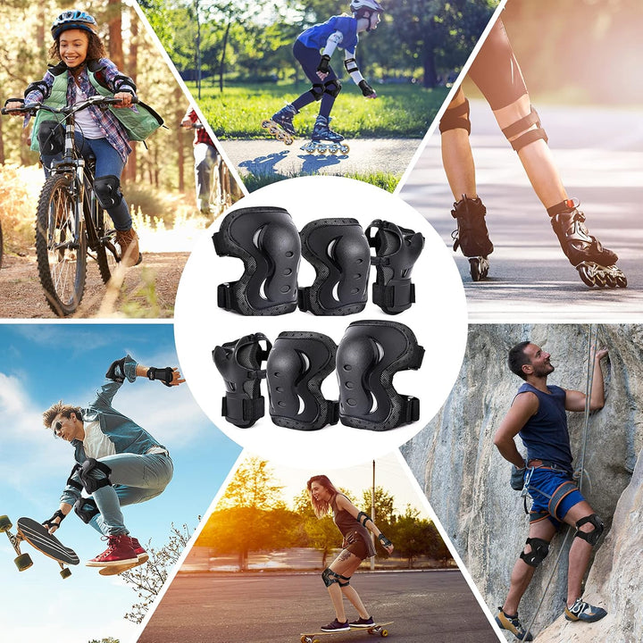 Kinder Erwachsene knieschoner set Protektoren - Inline Skates knieschoner- Schoner inliner Damen 6 i