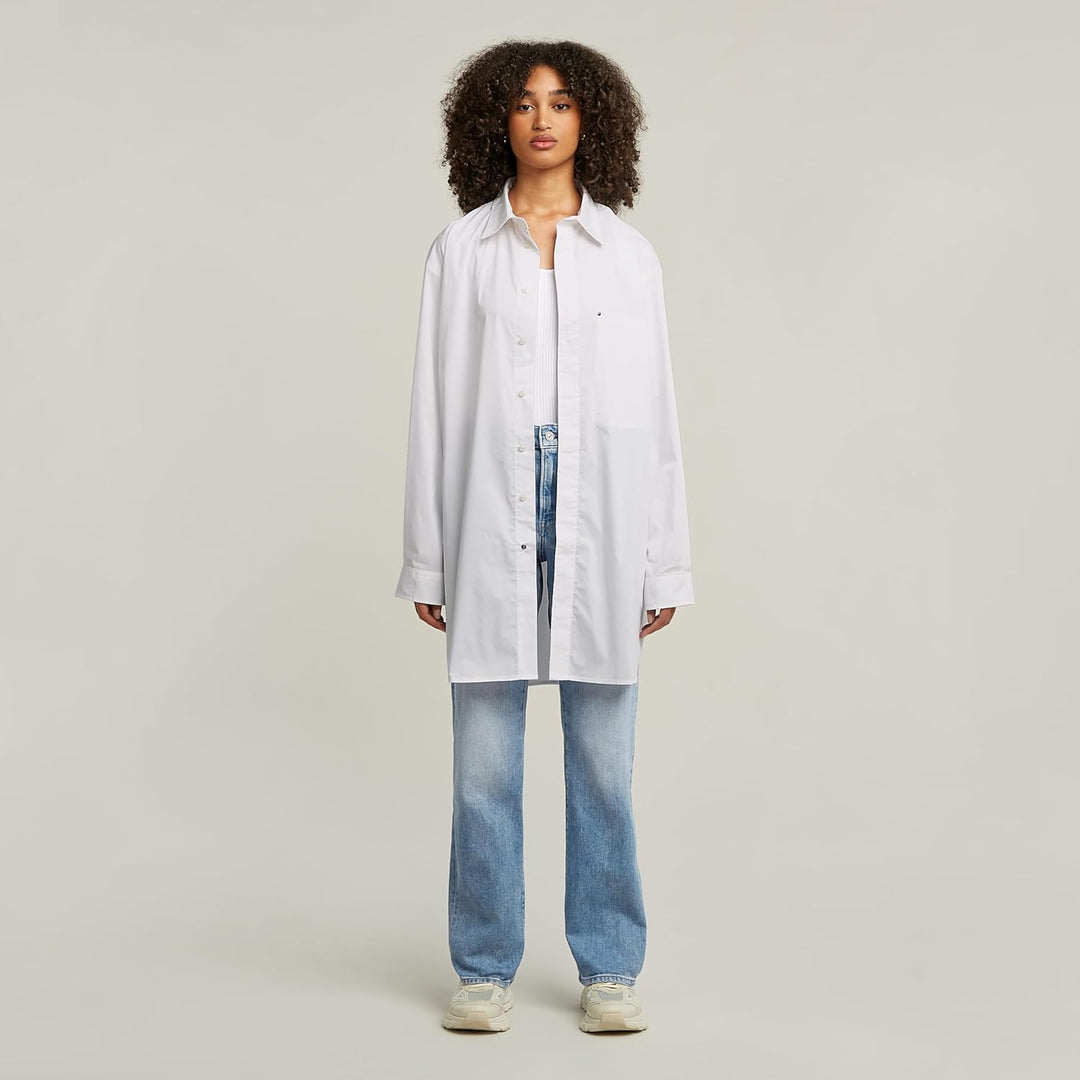G-Star Raw Damen Viktoria High Straight Jeans 23W / 28L Blau (Vintage Olympic Blue D23959-d503-d905)