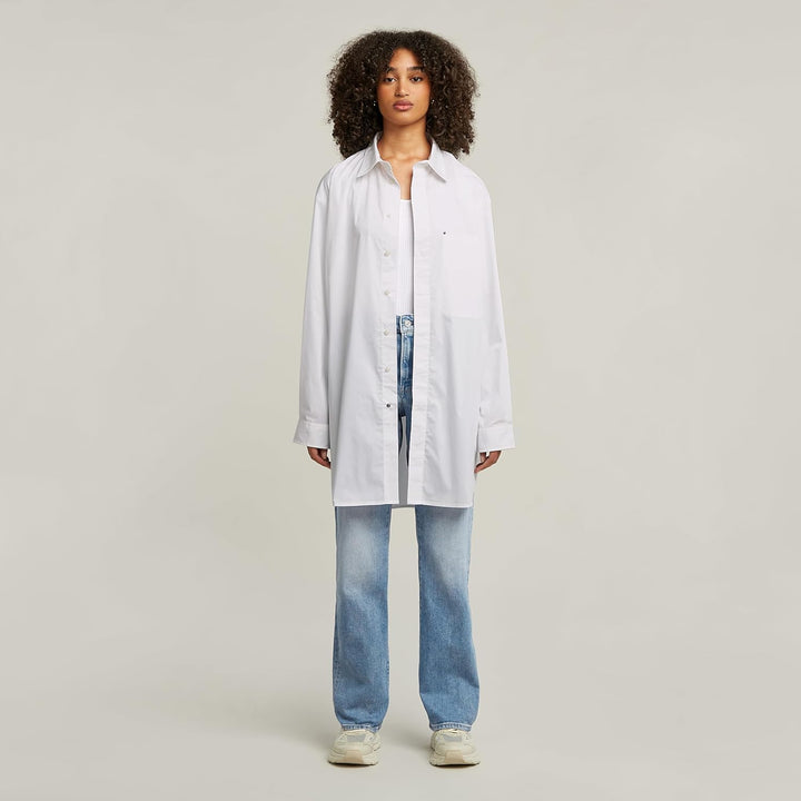 G-Star Raw Damen Viktoria High Straight Jeans 23W / 28L Blau (Vintage Olympic Blue D23959-d503-d905)